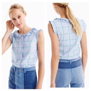 J. Crew sleeveless button down